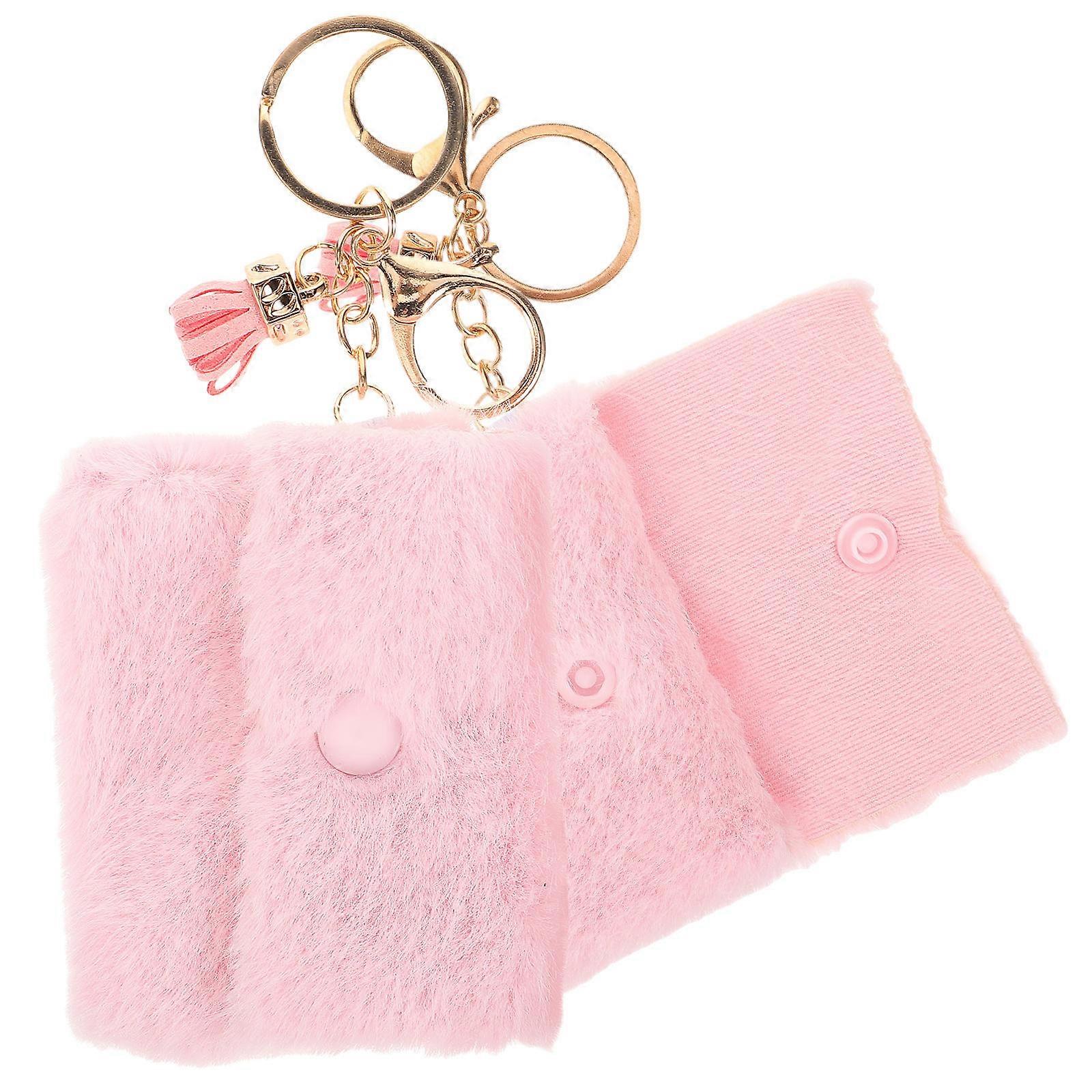 Plush Bag Pendant Key Chain Cute Coin Purse Style Key Ring Decoration for Bags, Lightweight Versatile Key Holder with Unique Design for Women