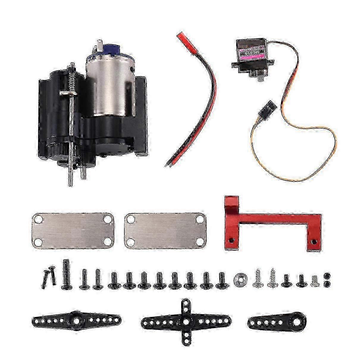 For Remote Control Vehicle Refitted with Two-Speed, Suitable for Various Models Including Mangniu D90 99S All-Metal Transmission