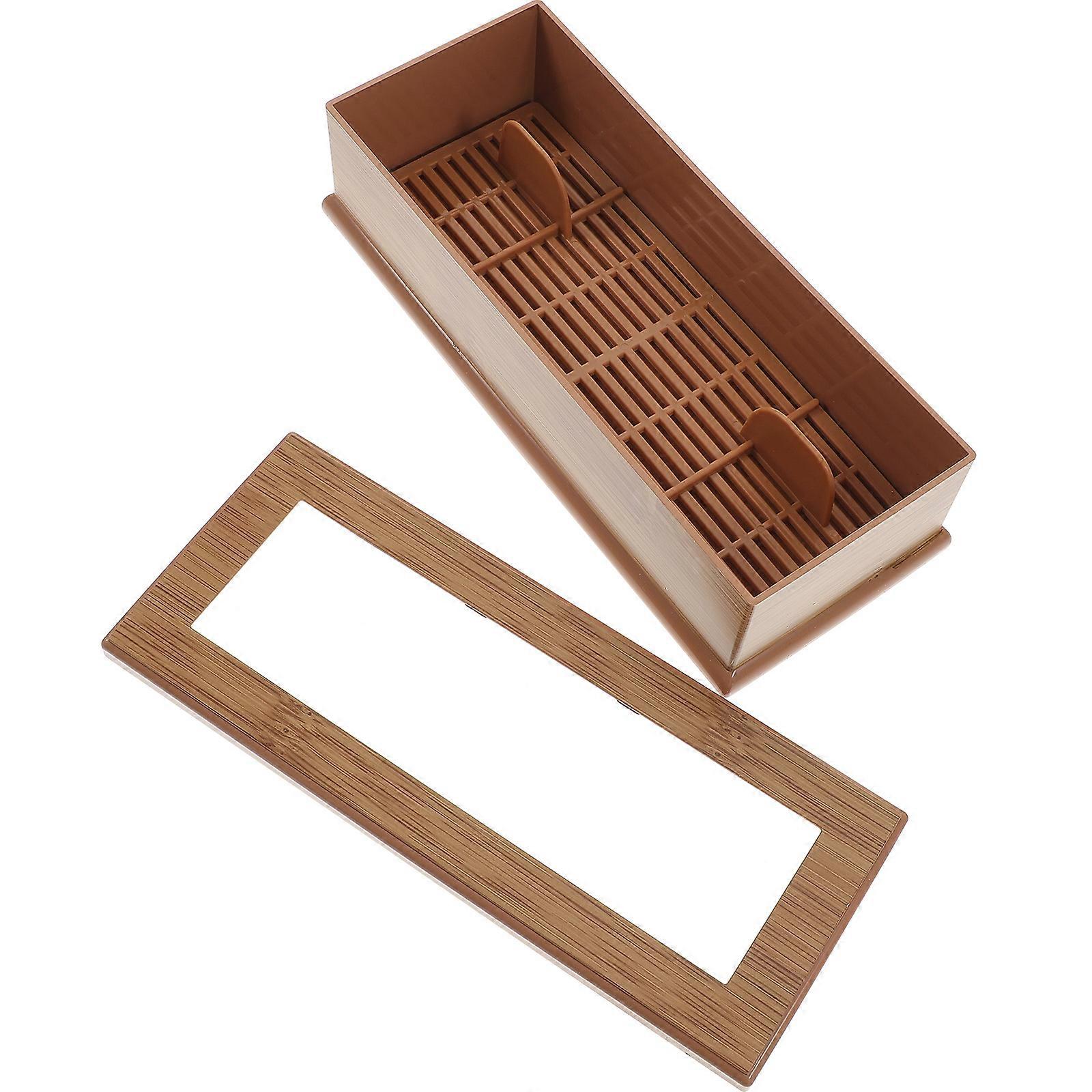 Chopstick Storage Box Japanese Style Chopsticks Home Use 31.8X10.8CM Clamshell Design 1Pack