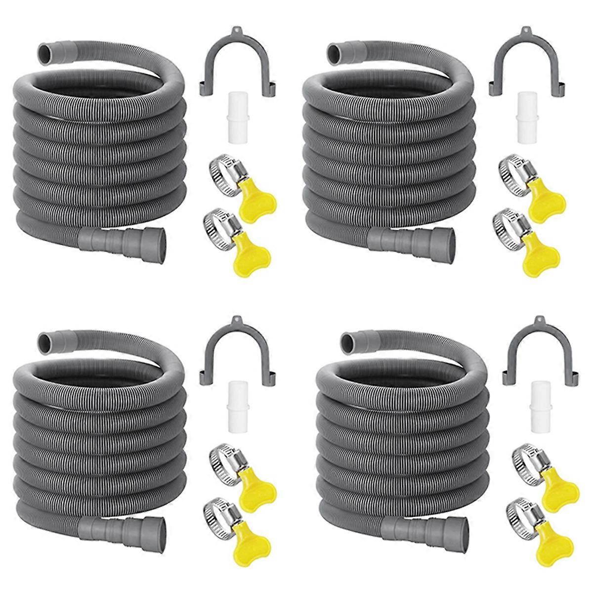 Drain Hose Extension Set Universal Washing Machine Hose 10Ft