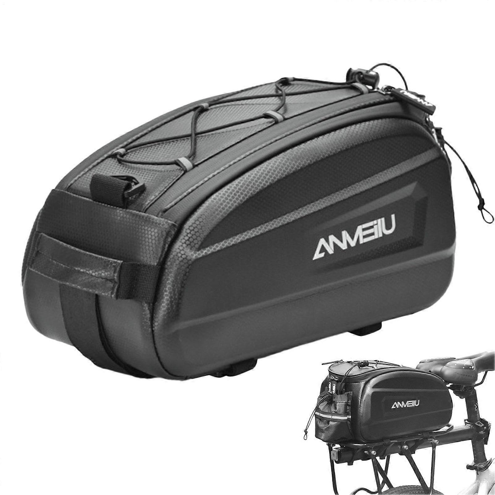 Bicycle Bag with Rear Mount  Handlebar Box 6L for Phones, Cameras, Shoes