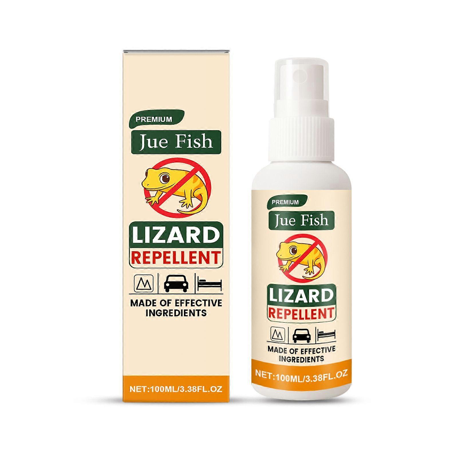 Spray répulsif pour lézard pour l’extérieur et la maison - Dissuasion pour gecko, scinque et reptiles - Spray répulsif pour gecko pour éloigner les lézards des patios