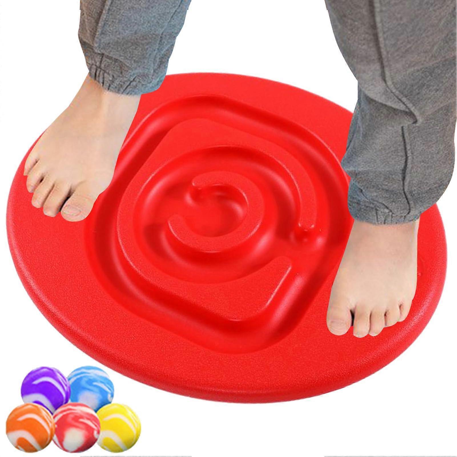 Balance Board for Children - Wooden Stability Trainer, Coordination and Core Strength Exercise Toy, Open Learning Activity, 30 Inch