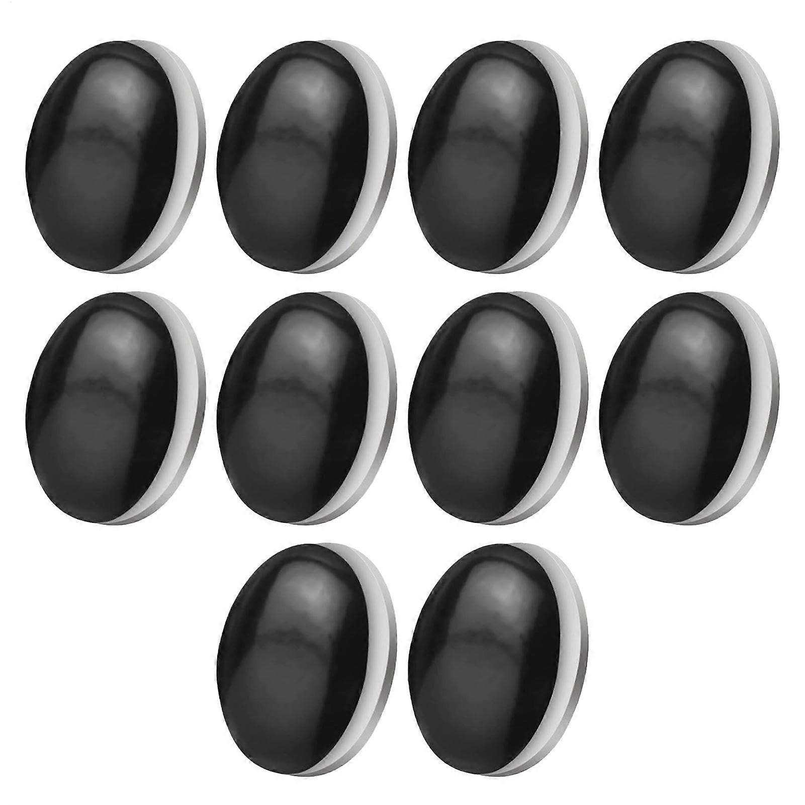 Highperformance magnetic curtain weights  10x noiseresistant curtain magnets, rustproof black