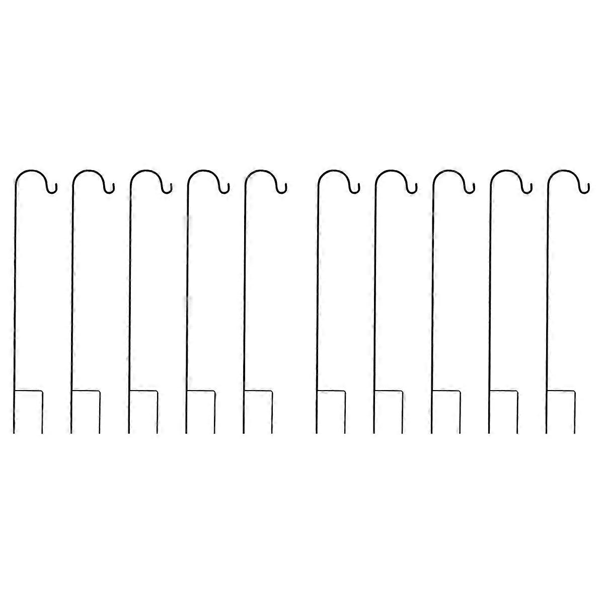 Shepherd Hooks Rust Garden Stake Metal Stand 120X10X1cm