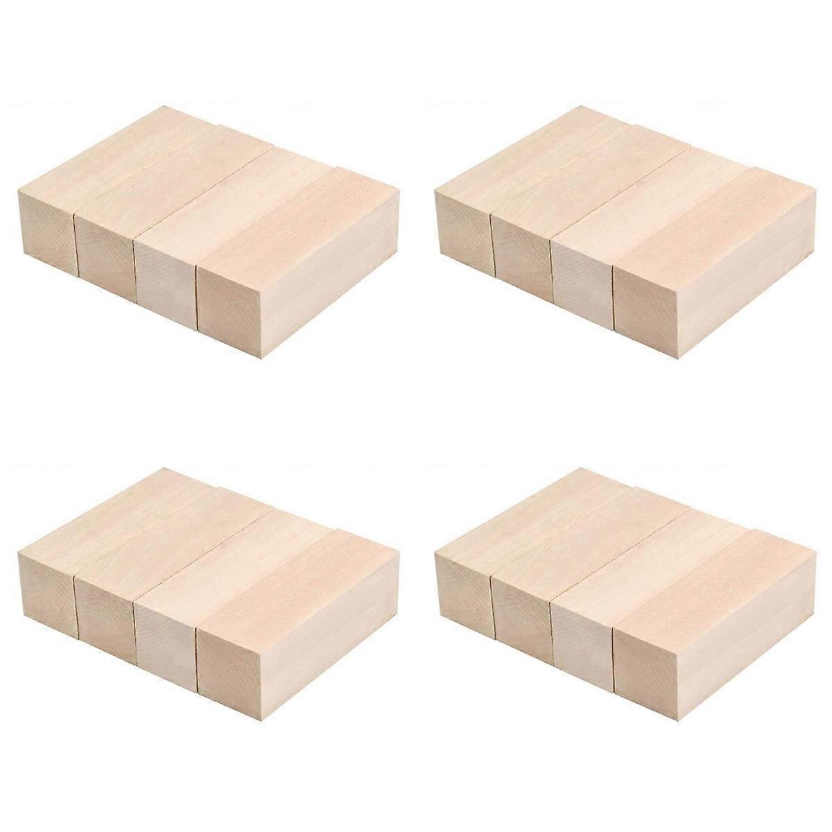 4X Large Carving Wood Blocks Whittling Wood Blocks Basswood Carving Blocks Unfinished Wood Set for C