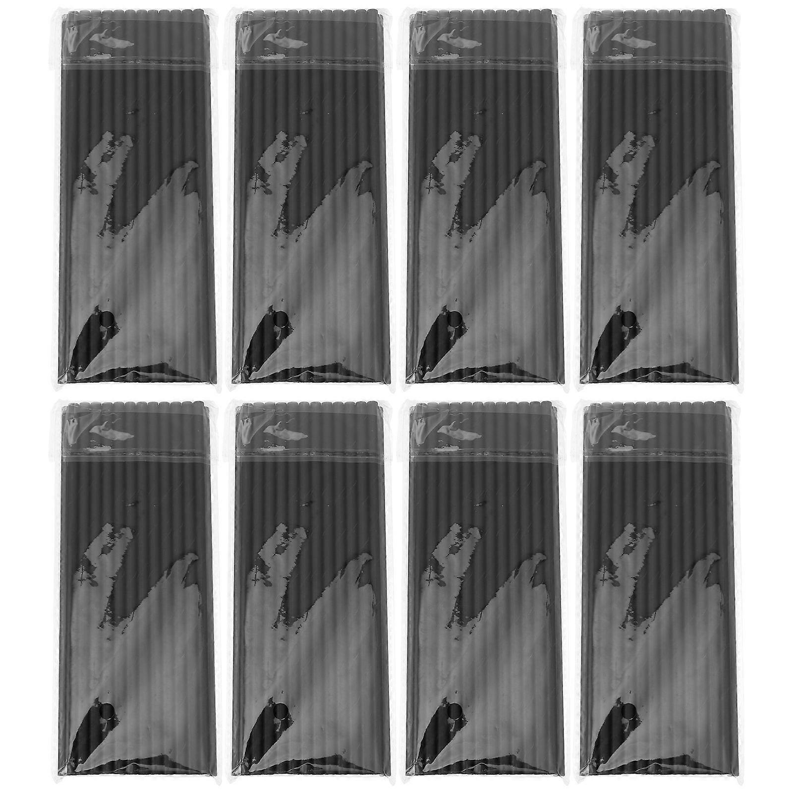 Black Paper Straws for Drinking Use Made of Great for Parties and Events 200pcs