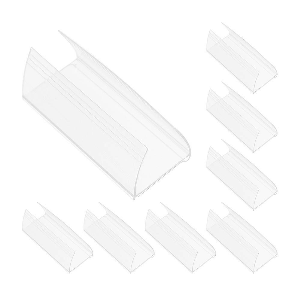 Sign Display Holders Price Display Sign Supermarket Rectangular PVC Price Display 20Pcs