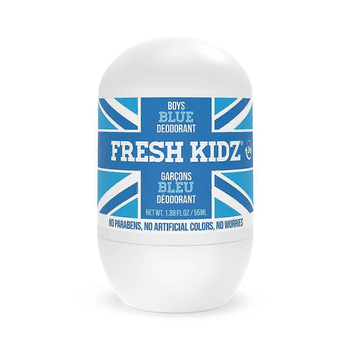 Fresh Kidz 男孩蓝色除臭剂 - 1.86 液量盎司