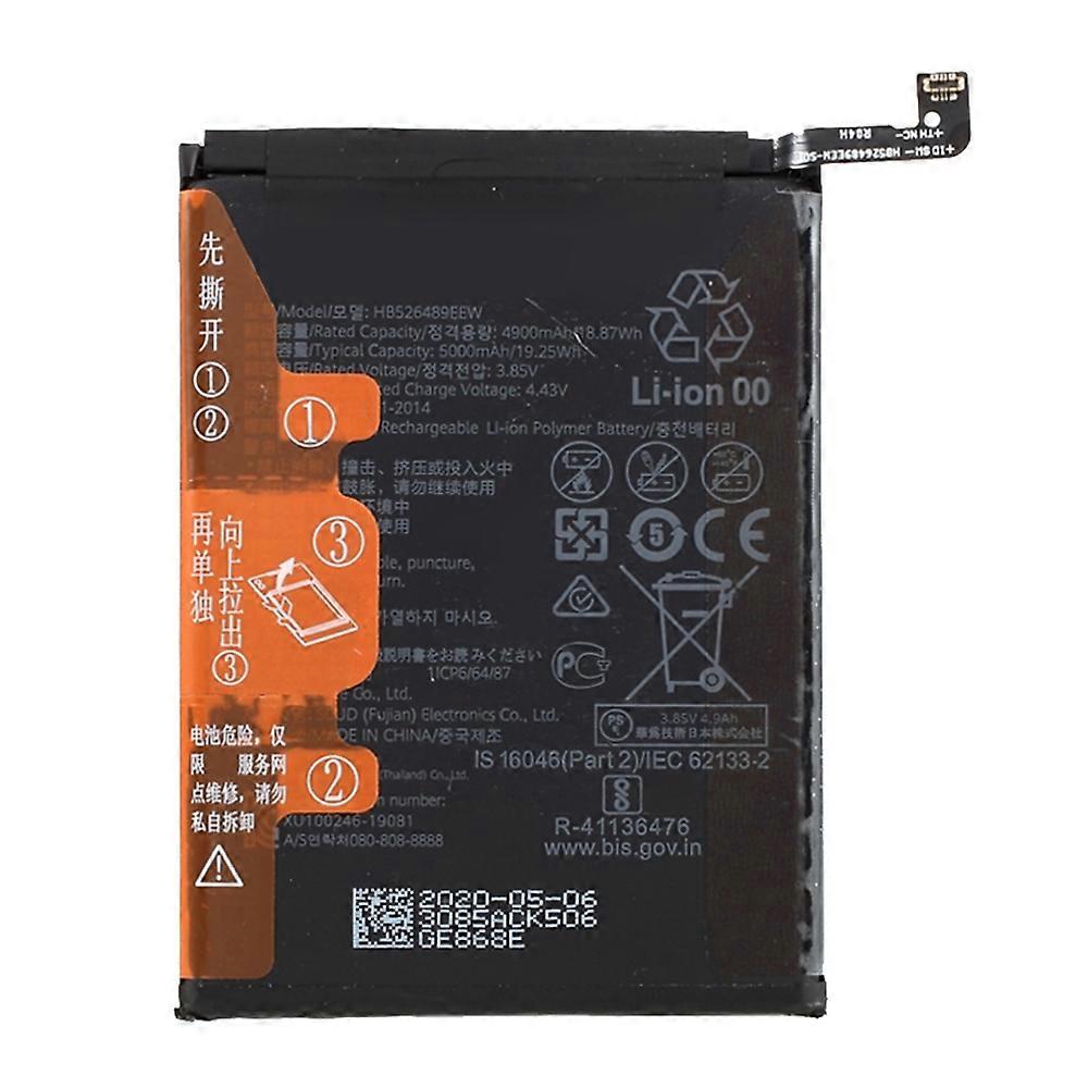 For Honor Play 9A Huawei Enjoy 10e 3.85V 4900mAh Li ion Polymer Battery Assembly Part (Encode: HB526