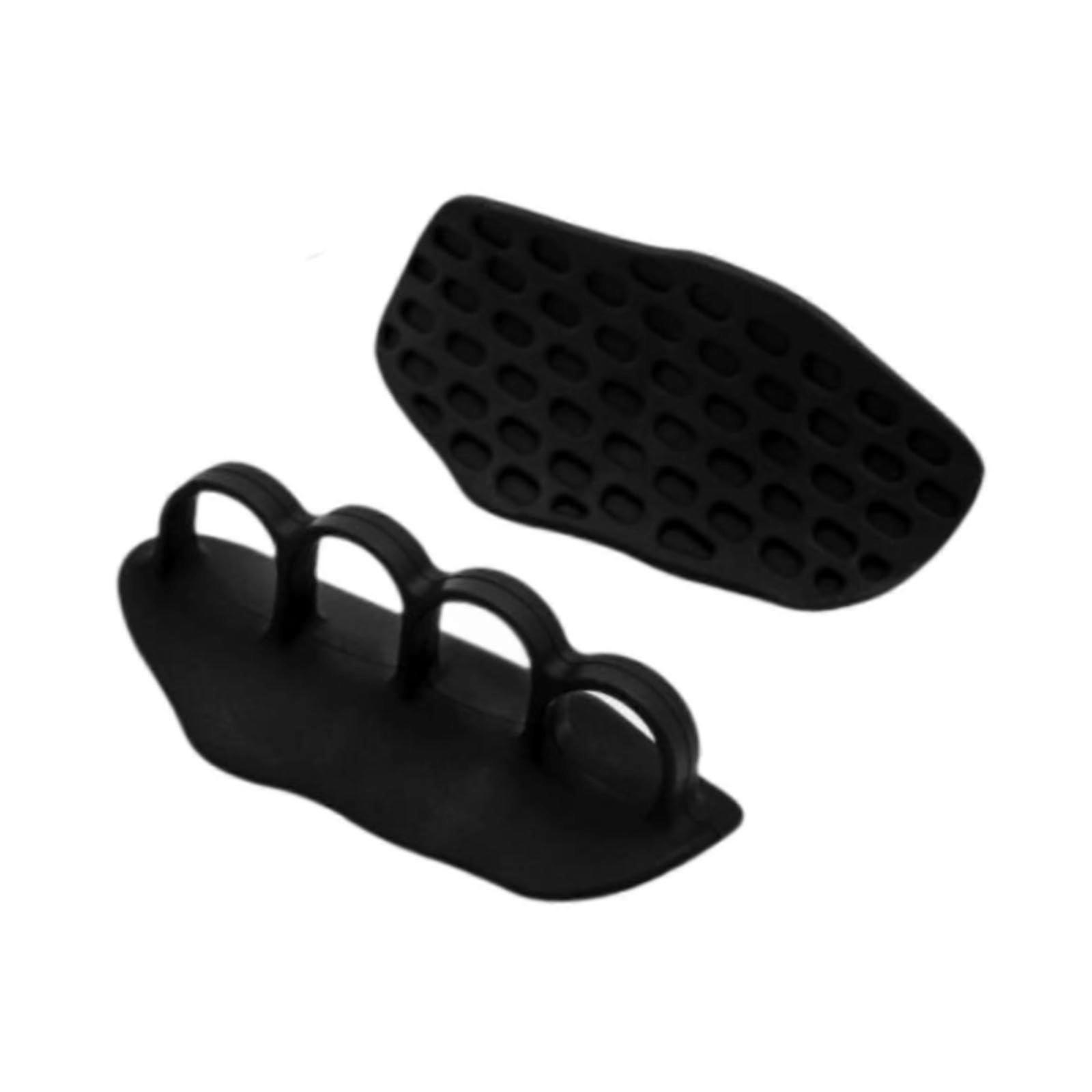 Weight Lifting Hand Guard for Men - 2 Pieces Black Training Workout Gear, Durable Material, Adjustable Fit