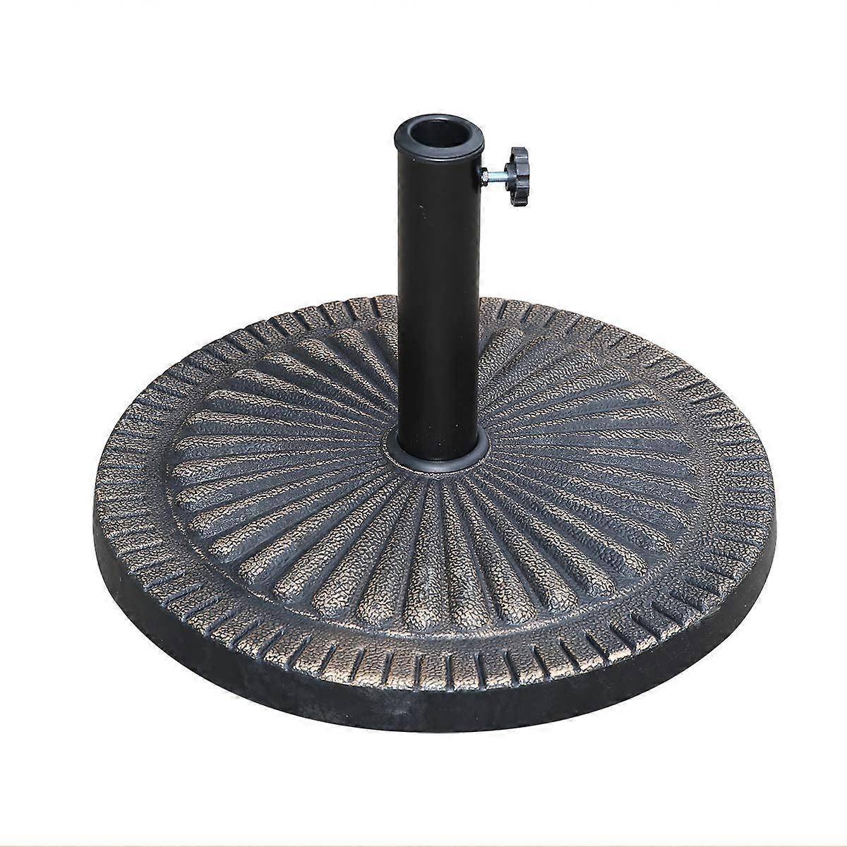 14 kg Parasol Stand Bronze Polyresin and Steel, bronze