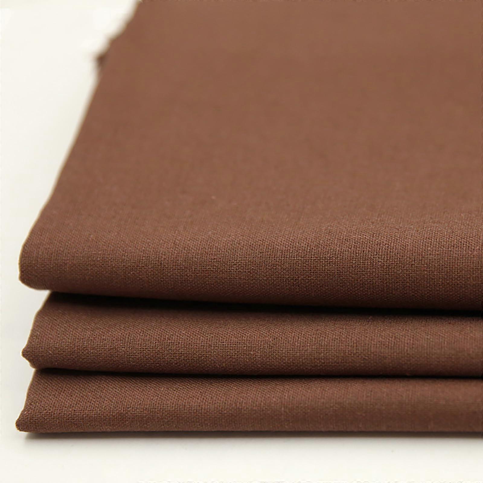 Linen Fabric for Cross Stitch and Crafts, 45 x 55 cm, Brown, Ideal for Garments, Embroidery, and Tablecloths