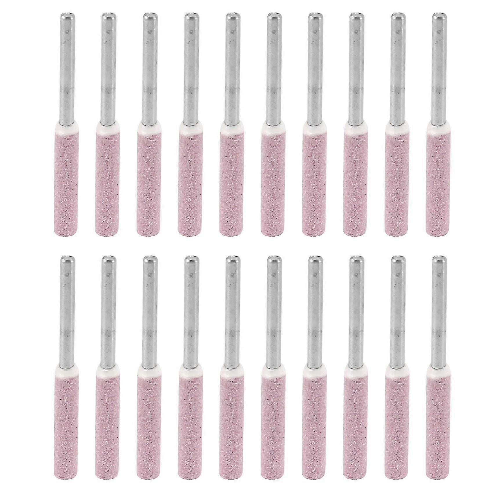 20 Pack Chainsaw Sharpener Grinding Stones Polishing Tool for 3/16 Inch Chainsaws