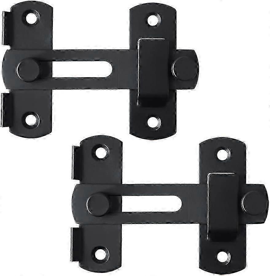 Sliding Door Latch Lock Toggle Buckle with Screws for Door, Window, Closet