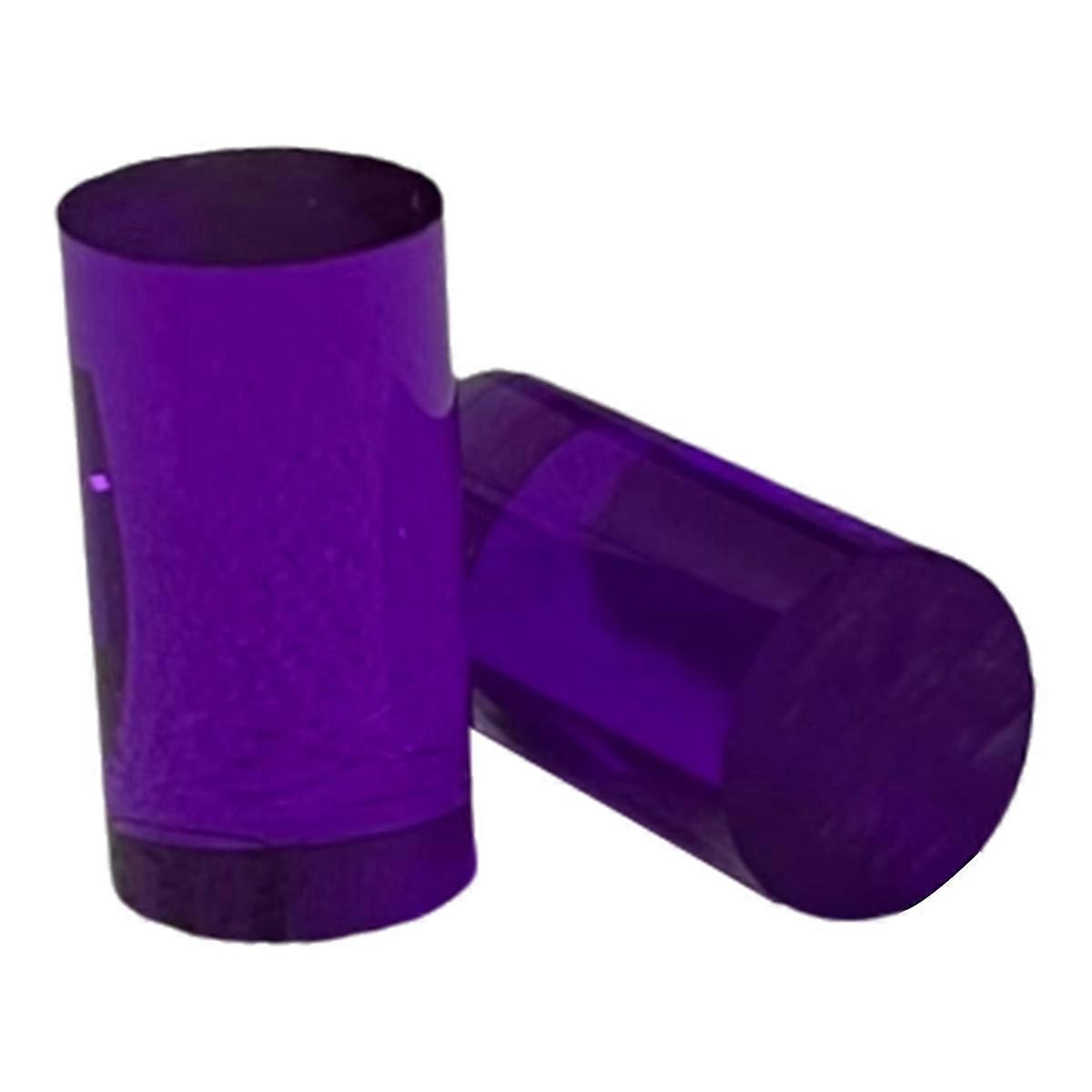 2pcs bunte Acryl Pool Queue Aderendhülsen Runde Billard Jump & Break Queue Aderendhülsen OD15mmxL28mm Billi