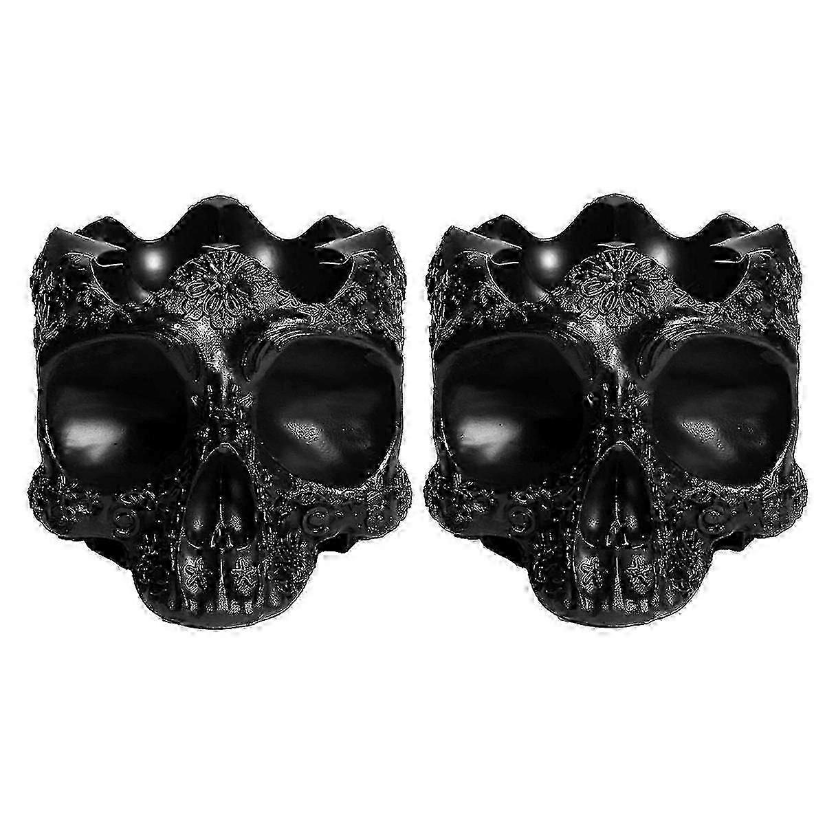 Gothic Halloween Skull Rack Resin Craft Egg Rack