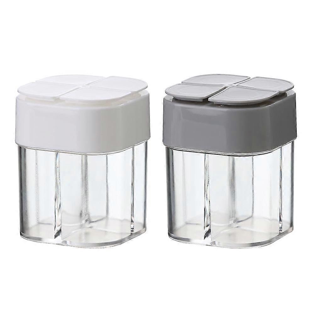 Spice Bottles Seasoning Bottles Restaurant Use Grey Simple Style Salt Storage 2Pack