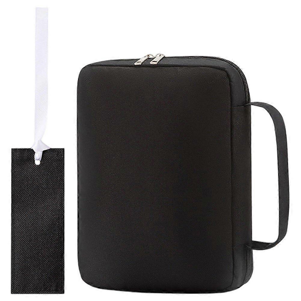 Bible Cover with Handle and Zipper, Standard Size Men’s and Women’s Church Bag, Durable Fabric, Modern Design, Protection