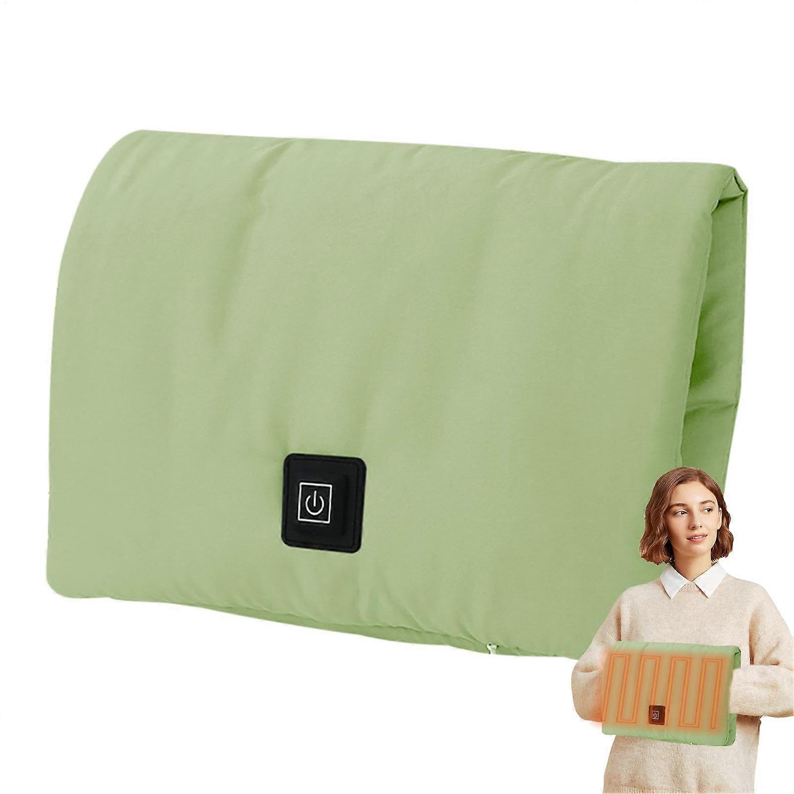 Graphene Hand Warmer Rechargeable with Adjustable Temperature Green
