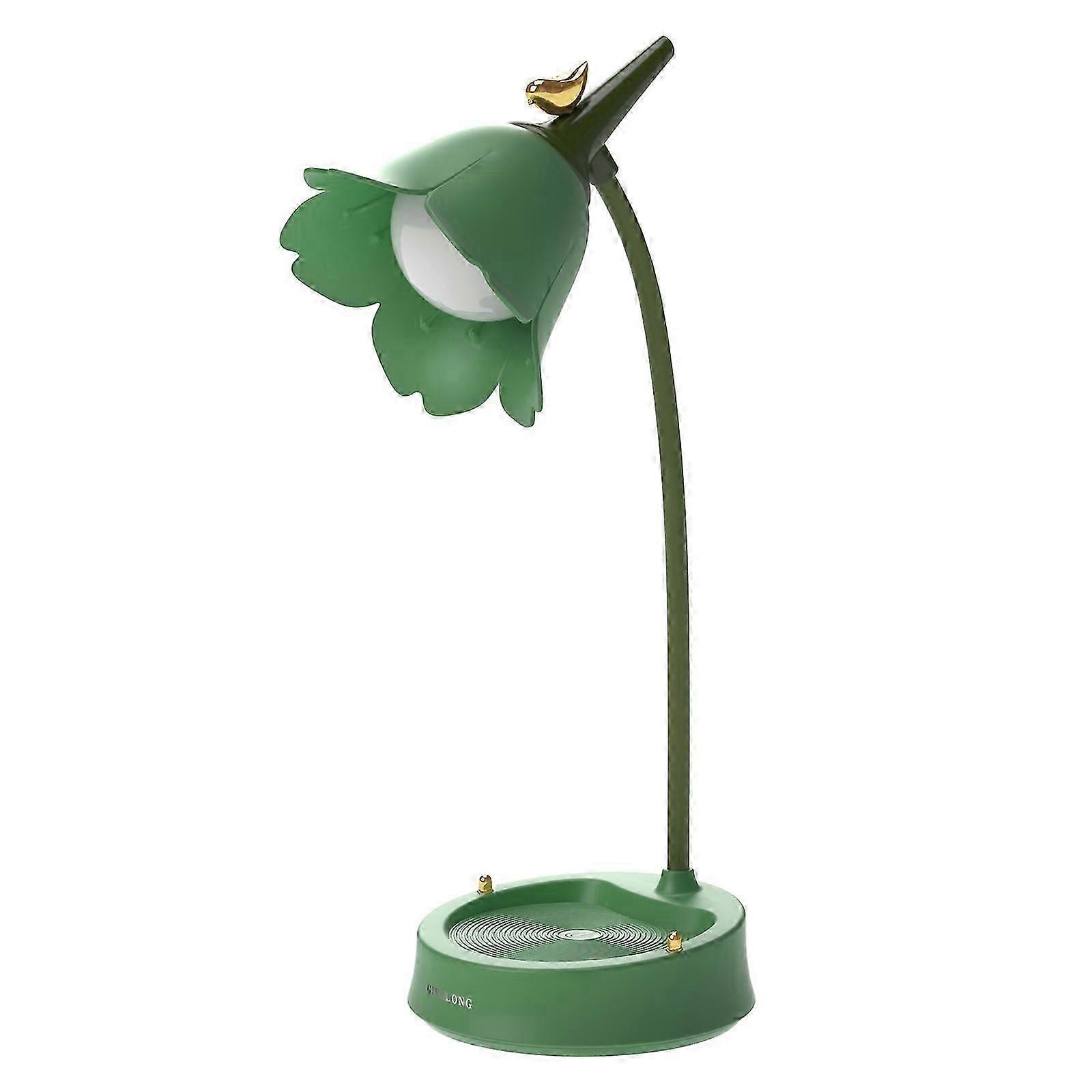 Flower LED Desk Lamp Cordless Table Light, Adjustable Dimmable Touch USB Bedroom Room Lighting Table Light House Decor