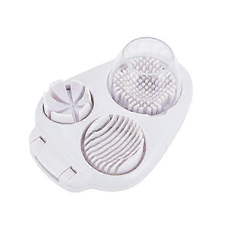 3 In 1 Egg Slicer For Hard Boiled Eggs, Strawberry Slicer Grape Cutter, 2025 New Stainless Steel Dicer Egg Slicer Dishwasher Safe, Fruit Cutter For Eg