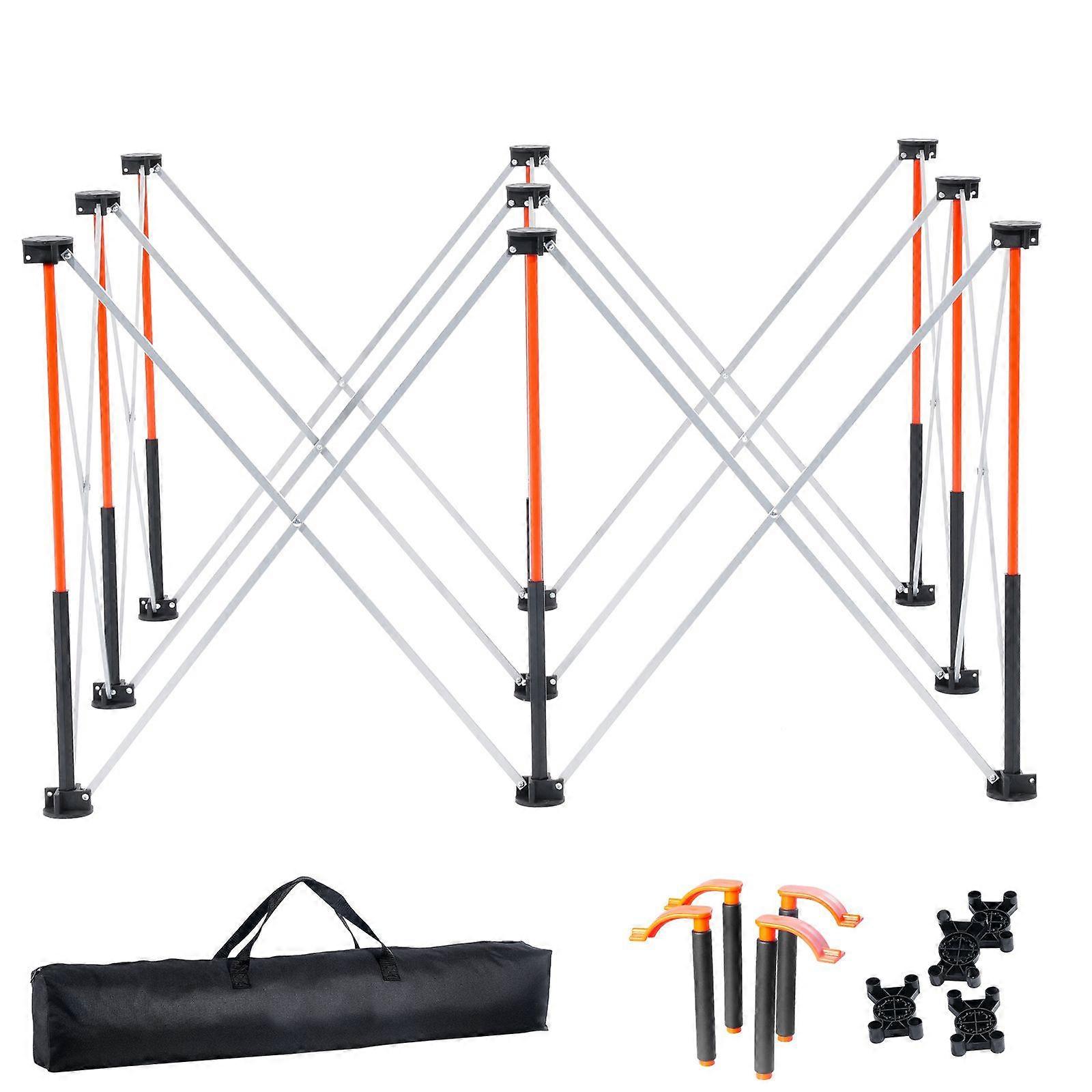 Portable Folding Workstand, 4.15 x 4.15 ft, 3500 lbs Weight Capacity, with Storage Bag, Table Top NOT Included, for Garage Workshop