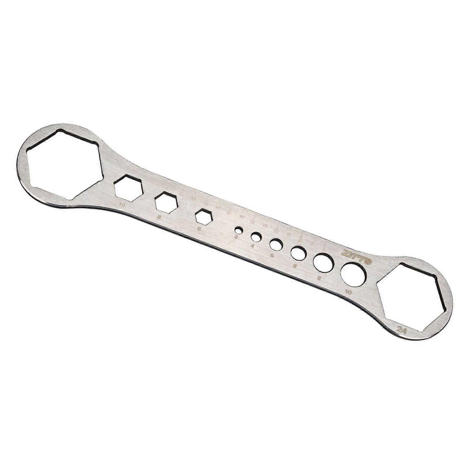 Bicycle Front Fork Shoulder Cap Wrench Stainless Steel Fork Cover Disassembly Remover SpannerYMQX)