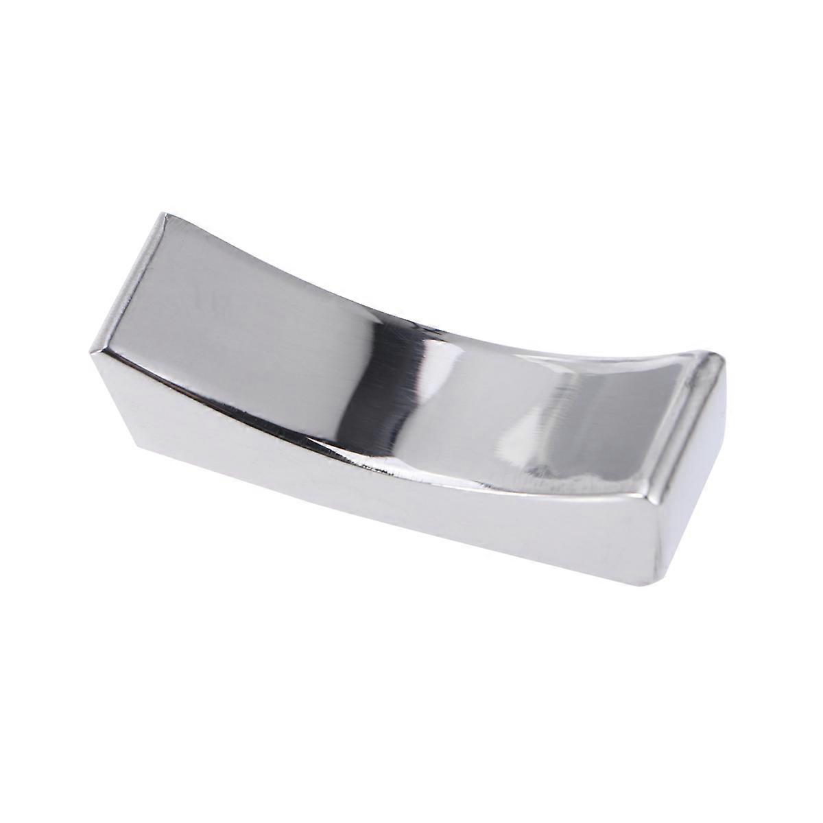 Creative Chopsticks Holder Stainless Steel Tableware Rest For Dining Table Decor Unique Shape Gloss Finish 2Pcs 5 5 X 1 8 X 1 9 Cm Silver
