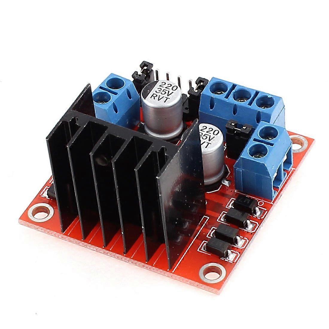 Microcontroller L298N Chip Stepper Motors Drivers Module Board Red
