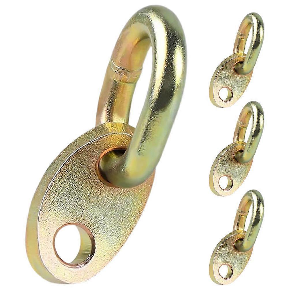 4pcs Heavy Duty Engine Lift Leveler Brackets with Eyelets for Safe Motor Hoisting – Universal Garage Lifting Sling Kit for Versatile Applications