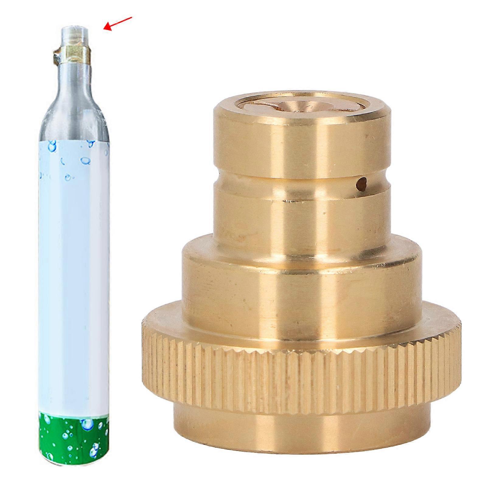 Quick CO2 Adapter for Soda Water Sparkling Water Maker Connecting CO2 Cylinder with TR21 4 Female Thread for DUO Terra Art 