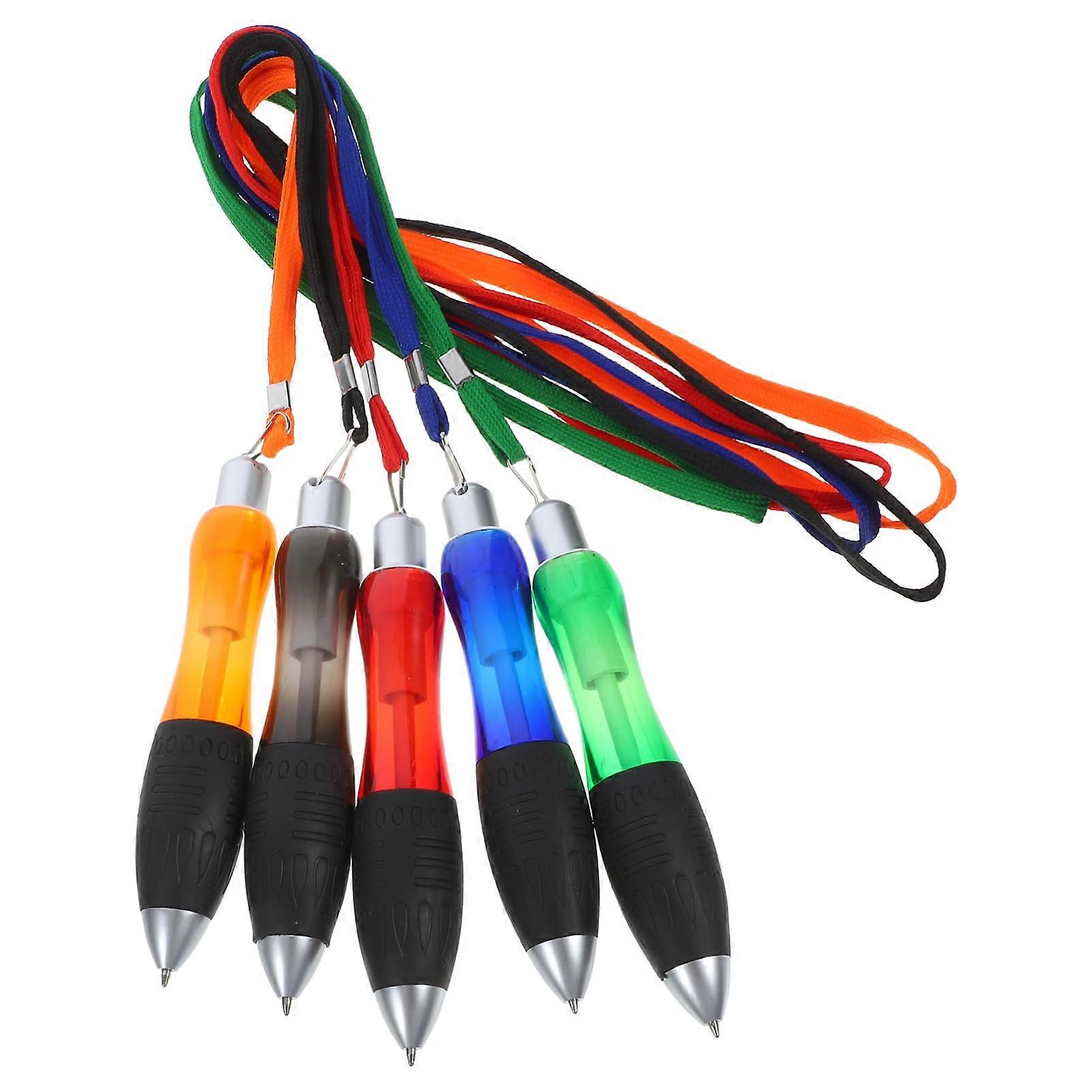 1Satz Thick Ergonomic Ballpoint Pens for School and Parties, Refillable Decorative Writing Instruments for Teens and Classmates