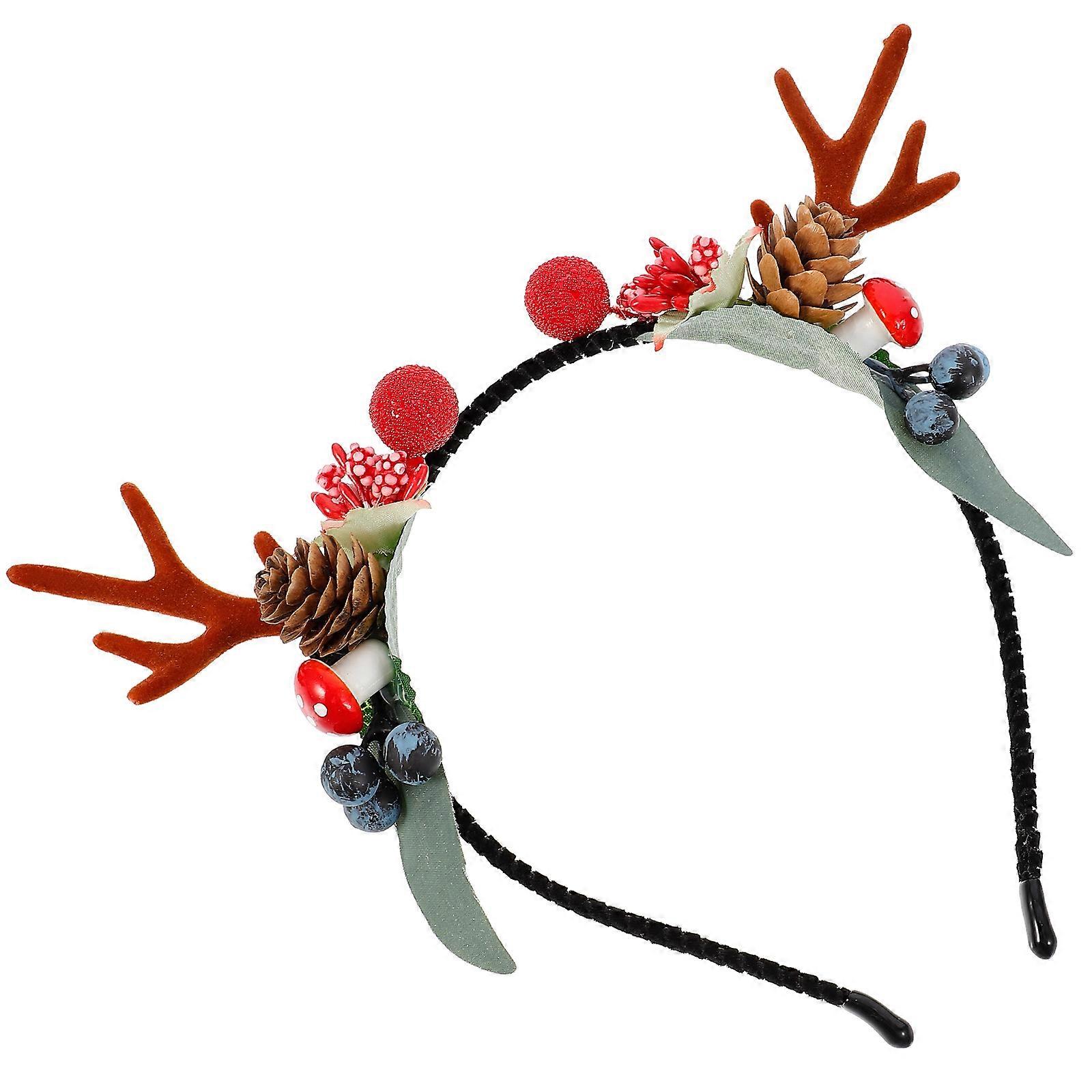 a concise and engaging product description for your **Christmas Headband**:

 

🎄 **Festive Christmas Headband** 🦌 
Get into the holiday spirit