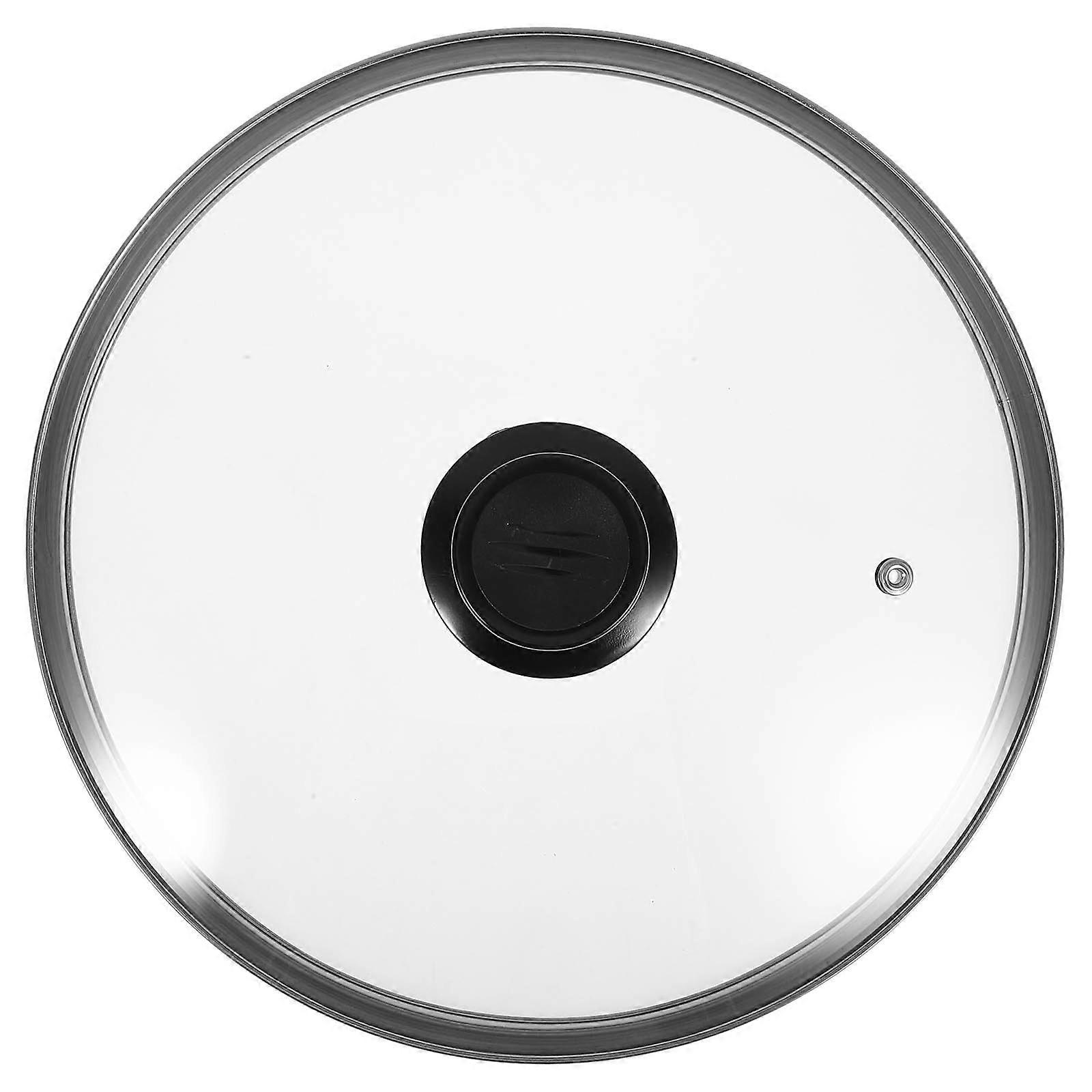 Pot Lid Fits Tempered Glass Pot Lid Home Users Assorted Color 29.50X29.50X7.40CM Temperature Change Withstanding 1Set