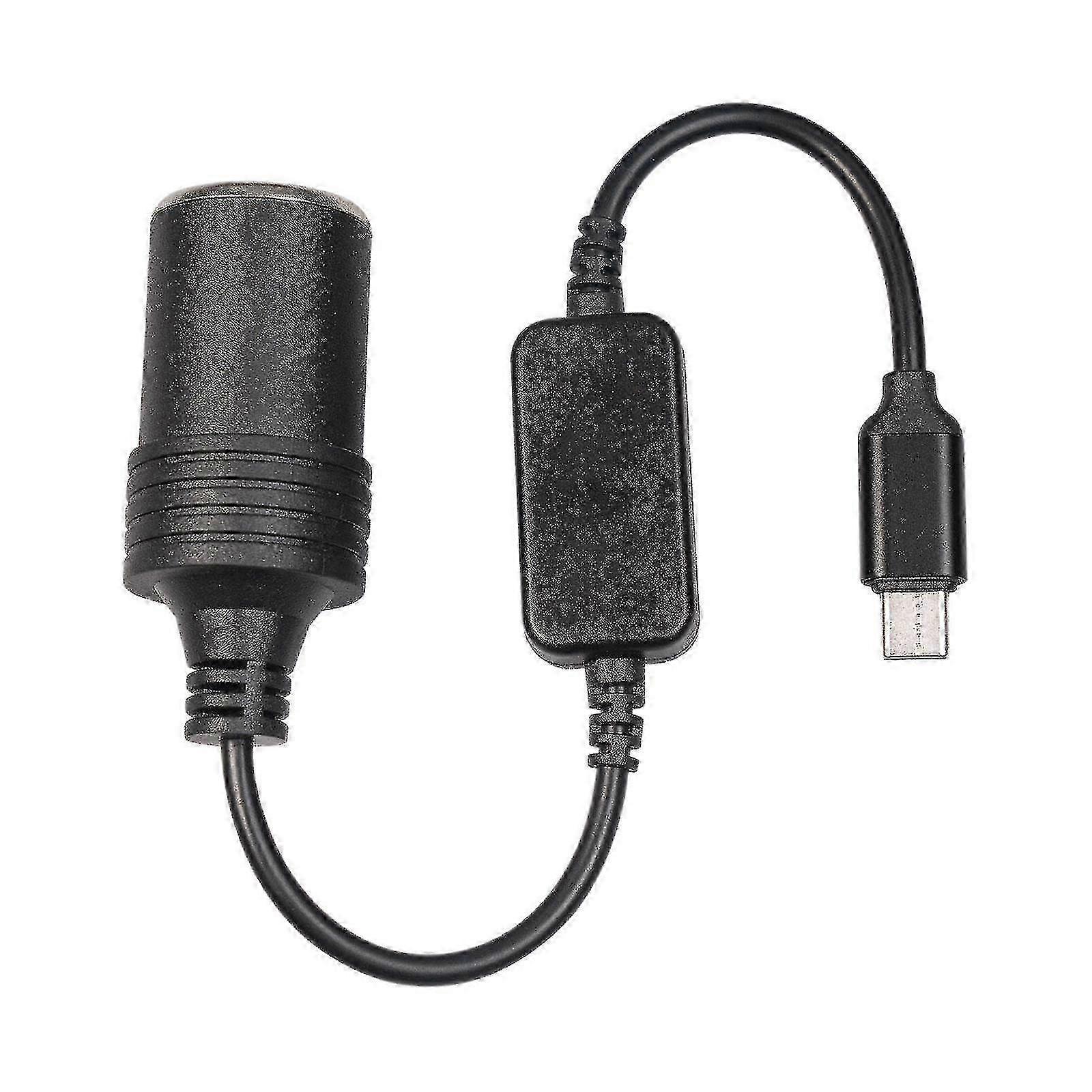 Usb C Type C To 12v Car Cigarette Lighter
