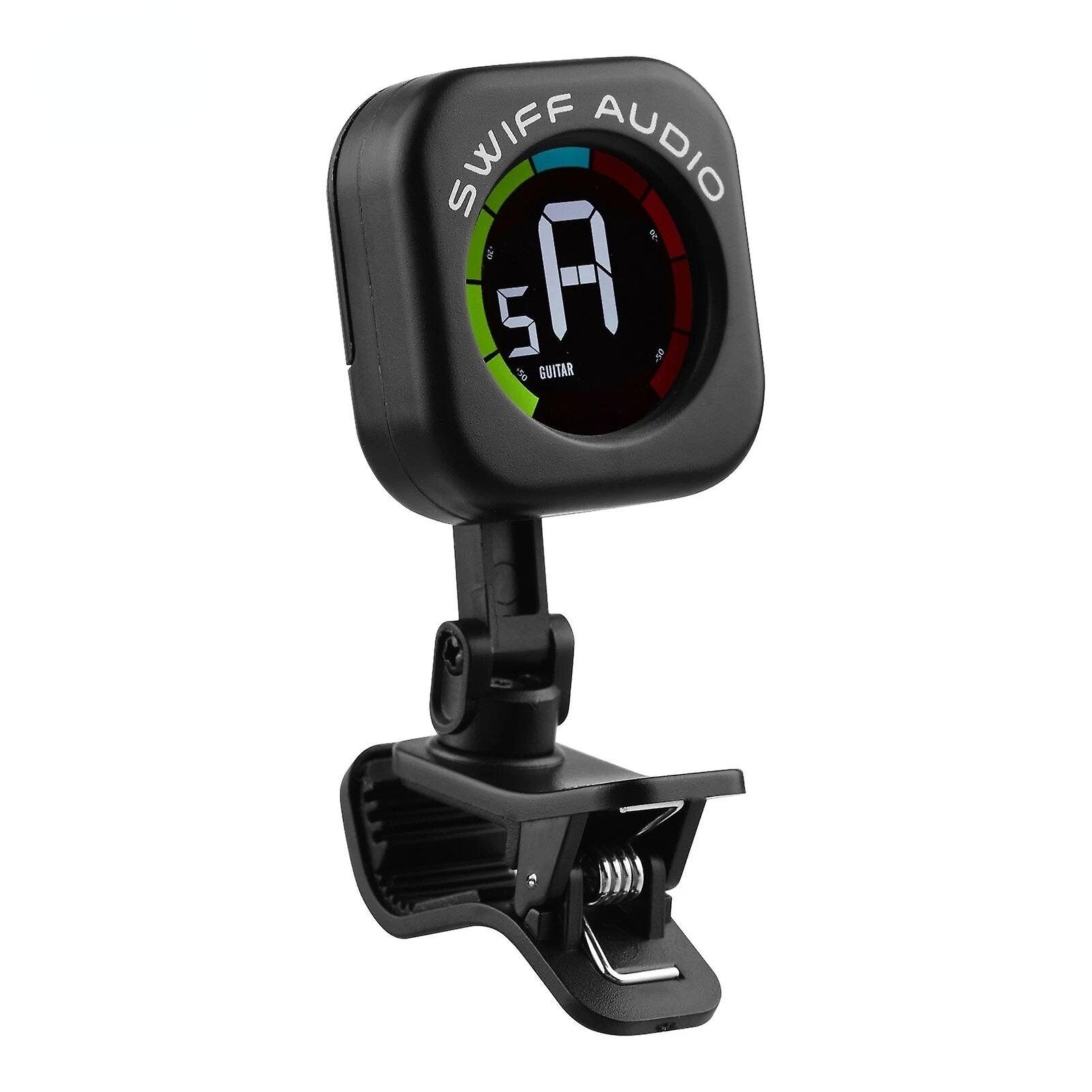 Mini Clip-on Tuner Colorful Screen 5 Tuning Modes Tuner For Ukulele Guitar Bass Violin