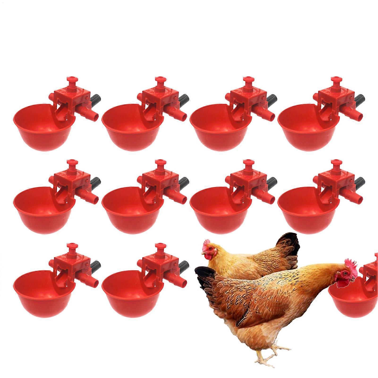 Automatic Chicken Waterer – Poultry Drinker Adjustable and Durable Waterer for Outdoor Garden Cages
