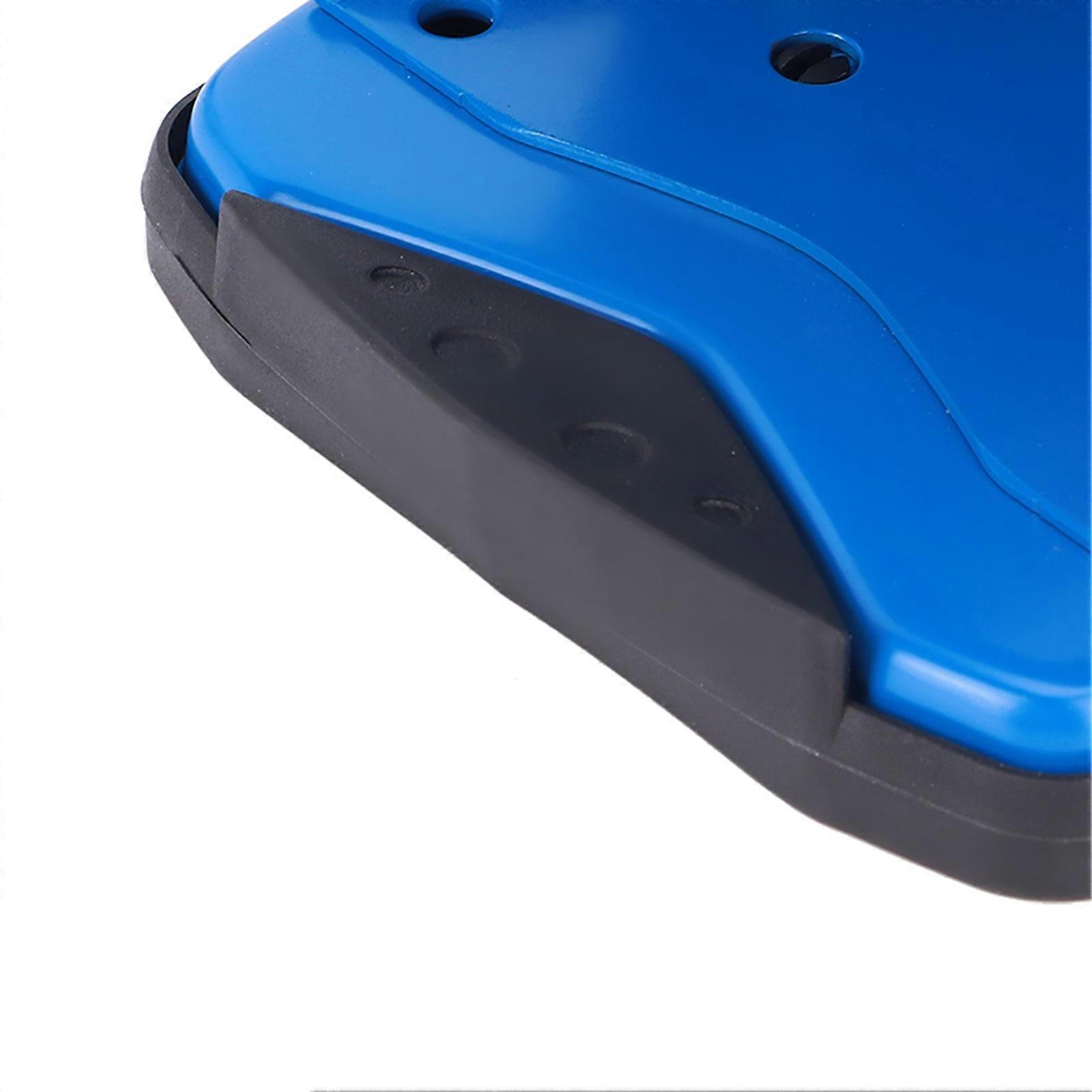 Hole Punch Small Plastic Adjustable Positioning Punching Machine for Stationery BindingBlue