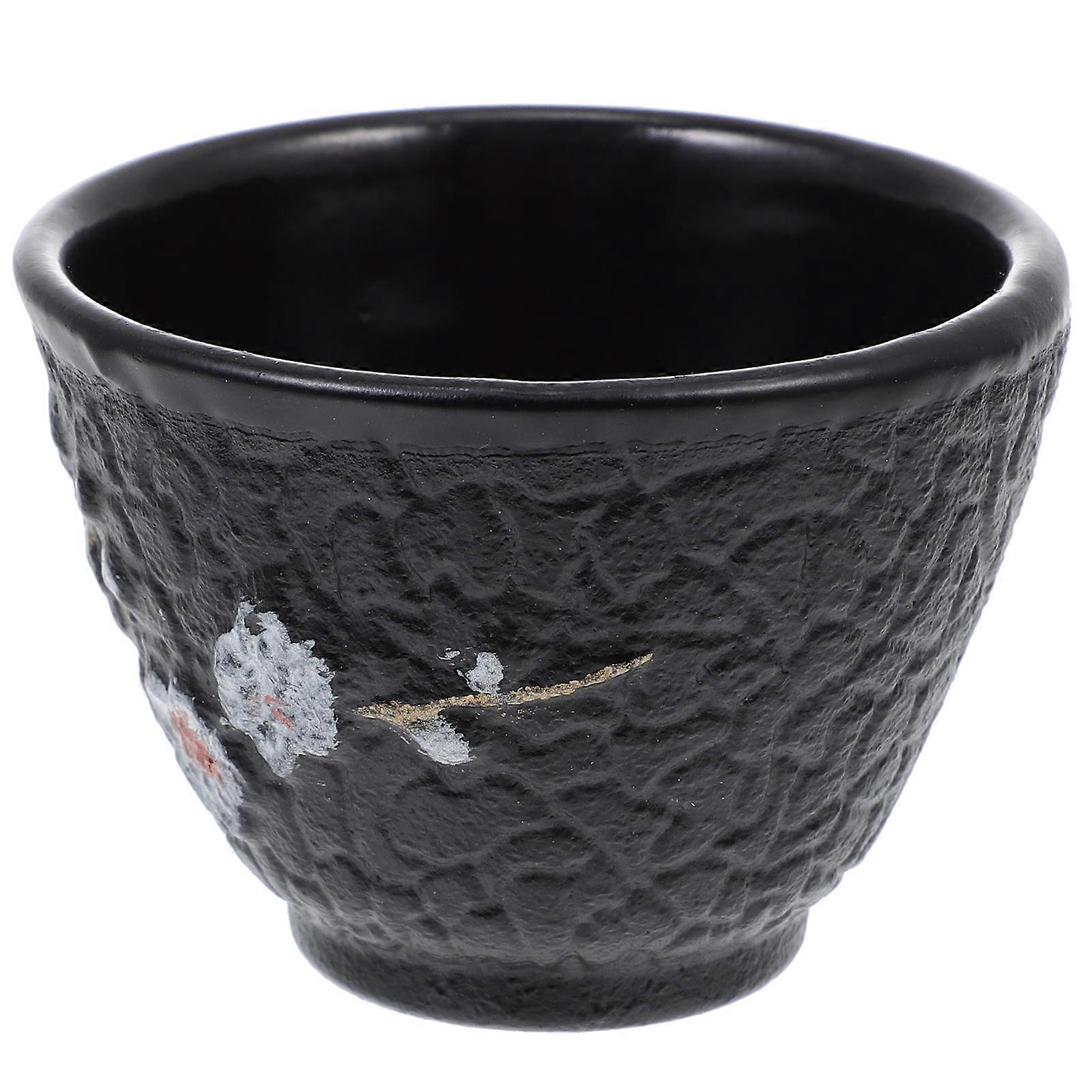 Retro Kung Fu Tea Set Traditional Japanese Tea Cup Iron Material Assorted Color Living Room Afternoon Tea 1Pcs