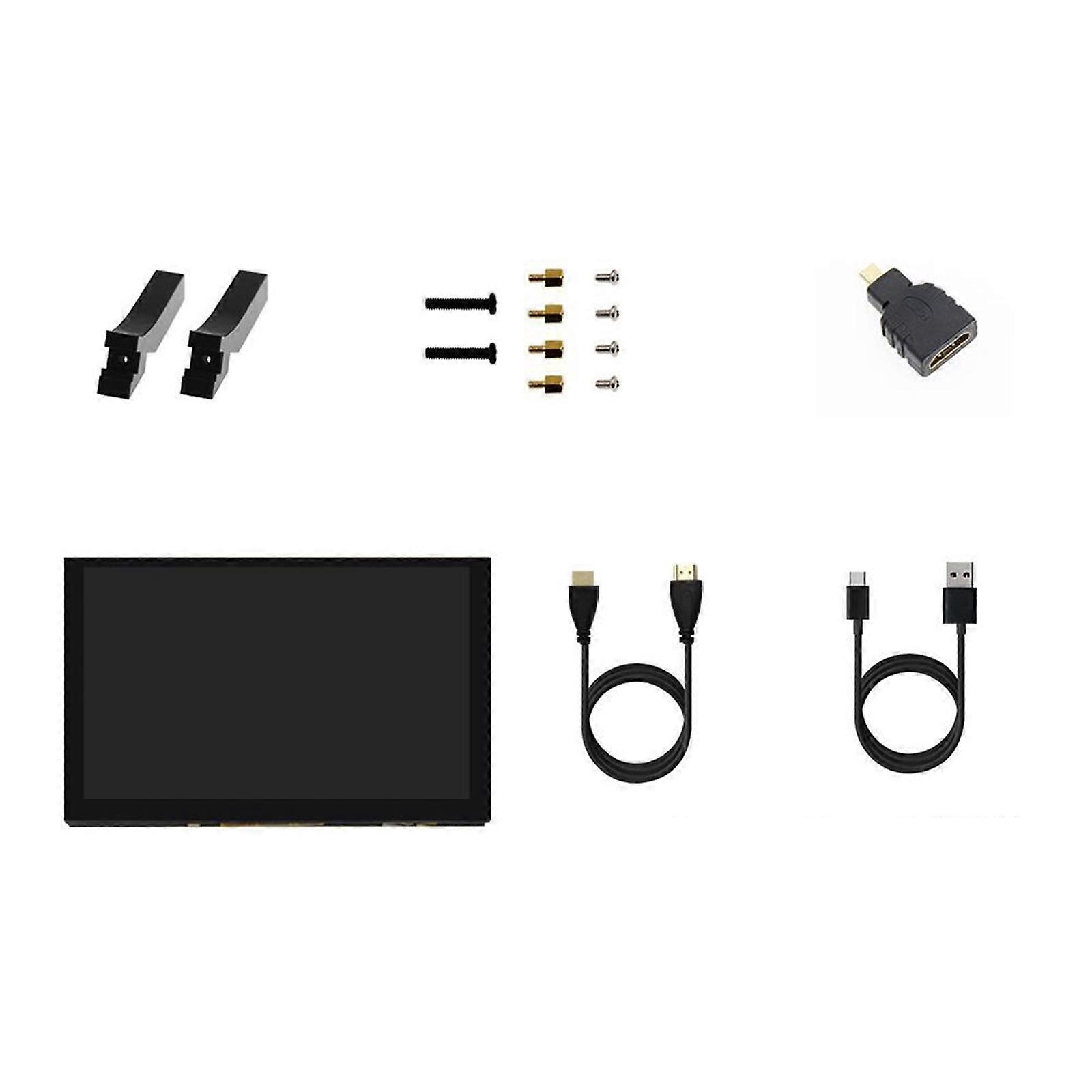 5inch Capacitive Touchable LCD Display 1024x600 Touchable Screen Display Monitor Panel For 5 3B+ 4B Developmen Board Multicolor