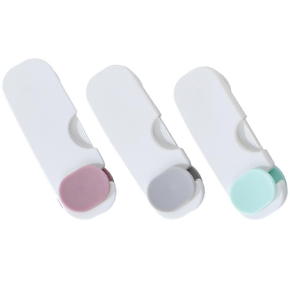 Safety Cabinet Lock for Protection Easy to Use for Adults Assorted Color ABS Material