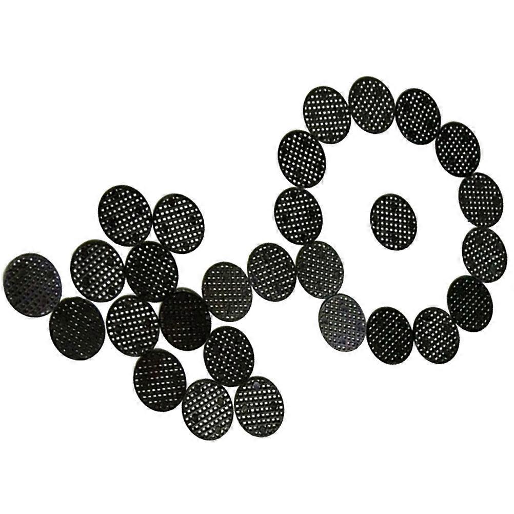 Plastic Mesh Pad for Flower Pot Bottom 150Pcs Black Prevent Soil Loss Leak-proof and Breathable 3cm