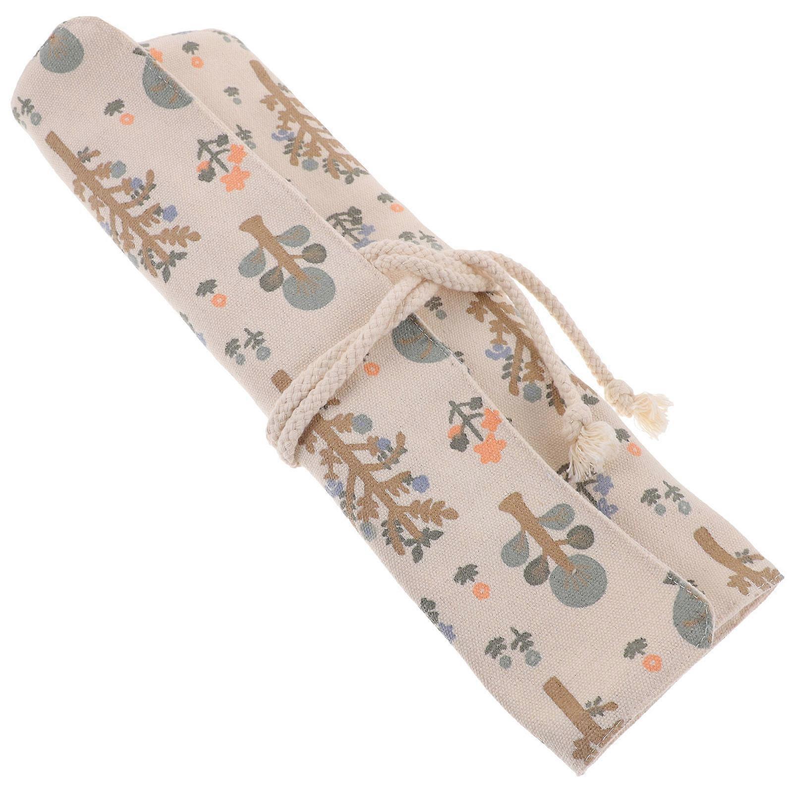 Knitting Needles Case Crochet Hook Bag Simple Design Organizing Multi 40X38cm 1Pcs