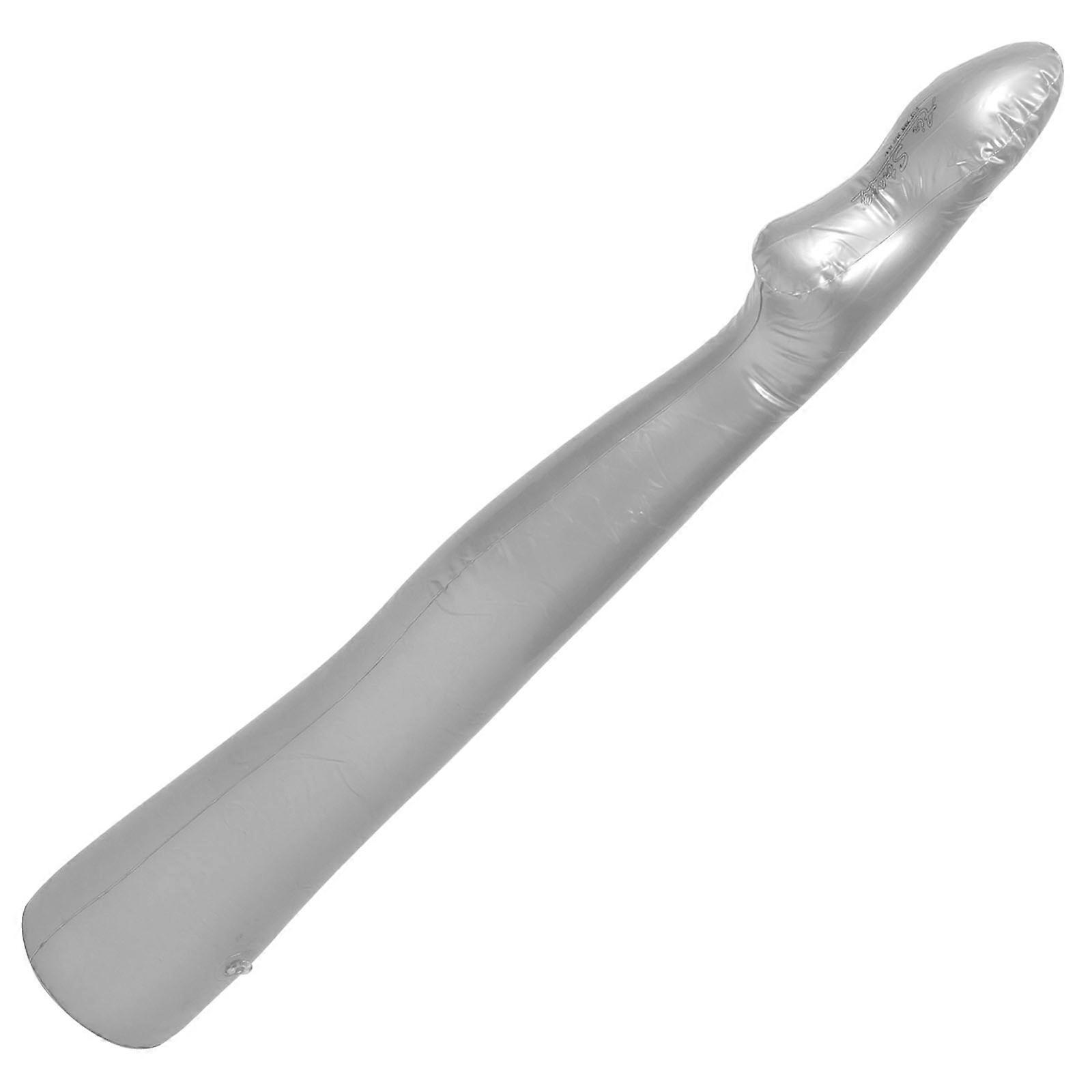 Inflatable PVC Sock Display Mannequin for Stockings and Socks in Silver Color Ideal for Store Display