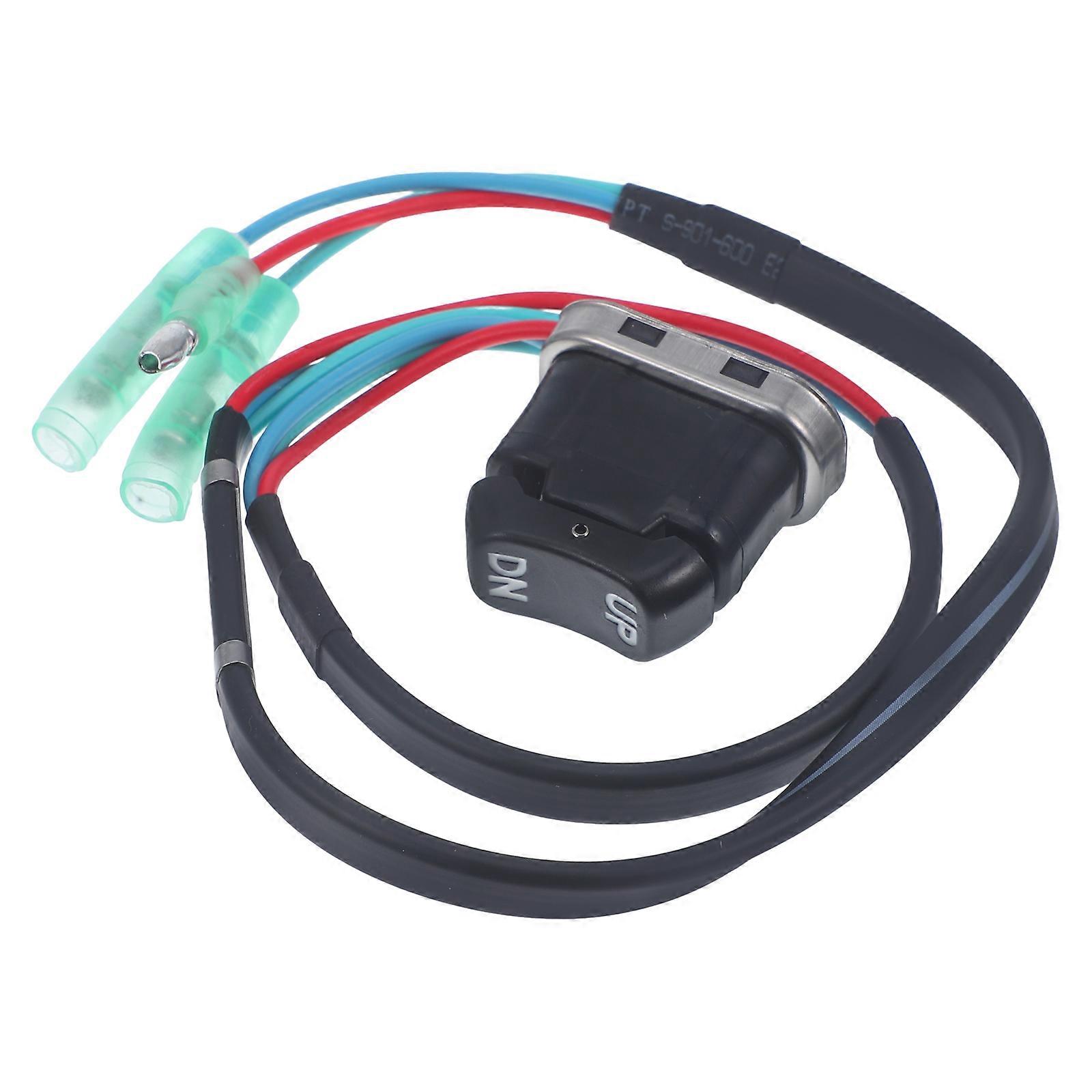 Replacement Tilt For Boat Motors Part Trim Adjustment Outboard Engine Switch Plastic 51.5cm Cable Length 1Pcs