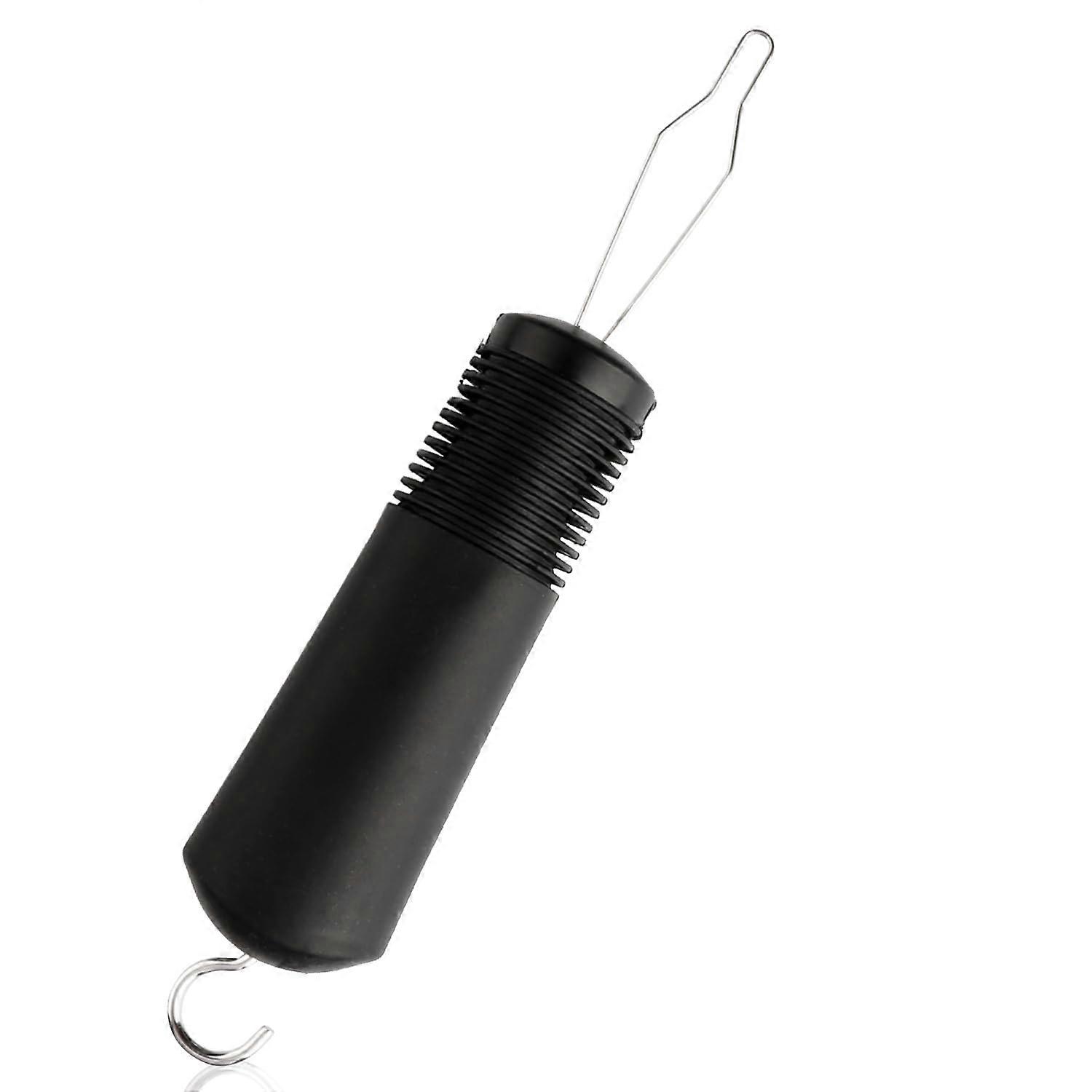 Button Hook (Black), Zip Puller, Easy Grip Button Hook and Clothes Zipper, Support for Arthritis and Joint Pain, Disabled and Elderly
