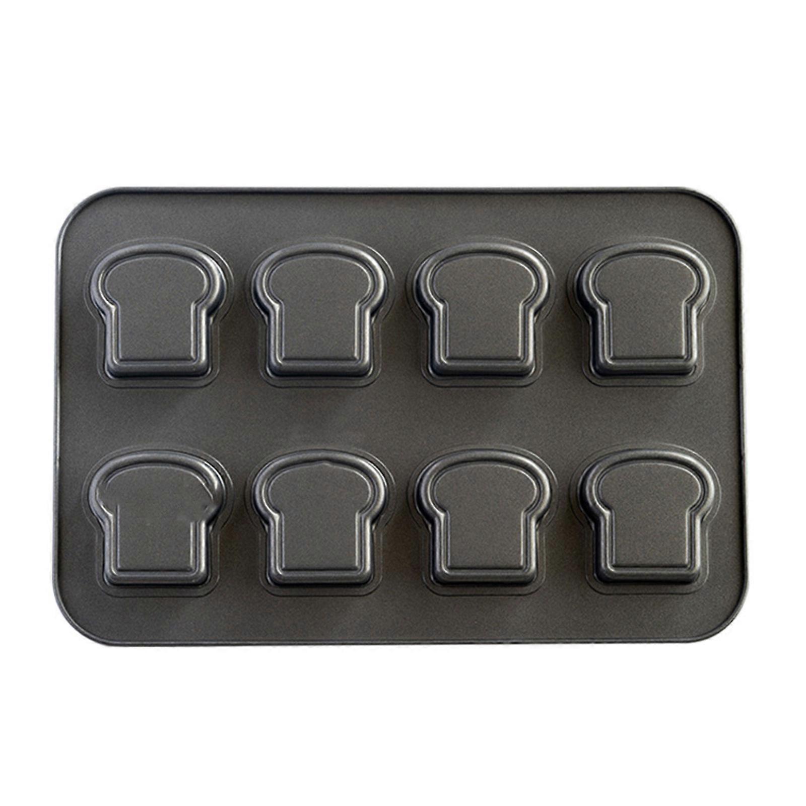 Thickened Carbon Steel 6 Cavity Nonstick Baking Pan For Even Heat Distribution And Easy Cake Releases With Multi Design Multicolor