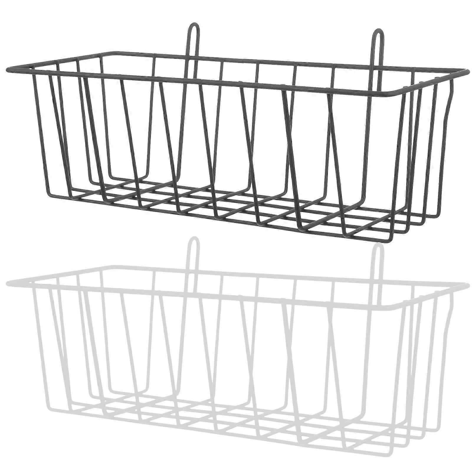 Chinchilla Hay Feeder Metall Kaninchen Käfig Hängendes Design Leicht zu reinigen 2Pcs