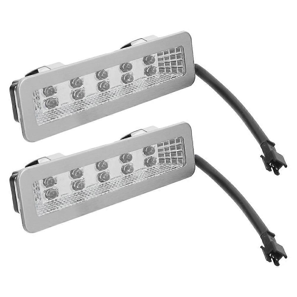 Led Vehicle Indicator Lights Versatile Compatibility Dual Row Design Led Indicator Lights for Range Hood 2Pcs